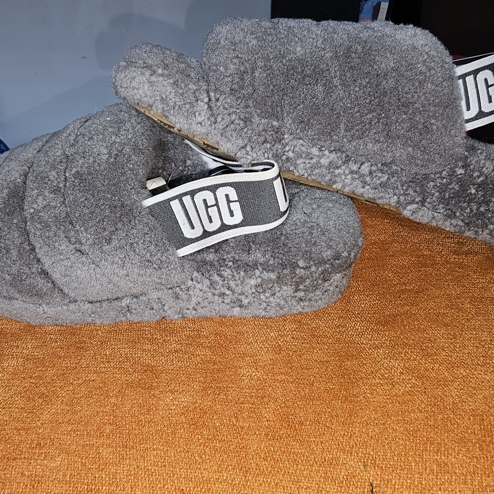 UGGFluff Yeah Shearling Slingback Slippers